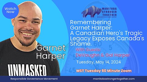 Tuesday May 14, 2026: The Story of Garnet Harper