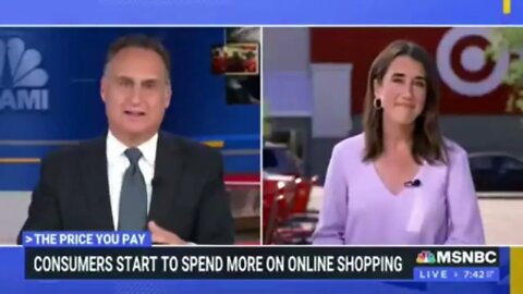 MSNBC acknowledgement that inflation is changing people's behavior - 8/18/22