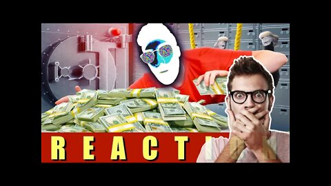MrBeast First To Rob Bank Wins $100,000 REACTION