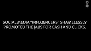 The Demise of Vaccinated Social Media ''Influencers'' They killed themselves for a few bucks