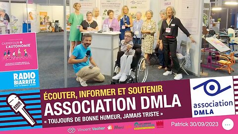 L'association DMLA Biarritz présente au 1er salon de l'autonomie et des seniors du 30 sept 2023