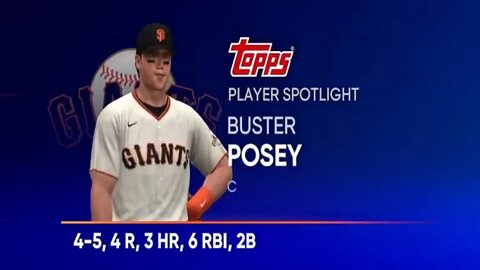 Buster Posey Day 22 MLB The Show 22 Franchise Gameplay