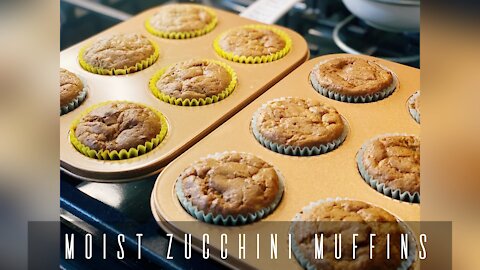 Moist Zucchini Muffin Recipe