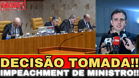 URGENTE!! CAOS TOTAL EM BRASÍLIA!! MINISTRO TOMA DECISÃO!!