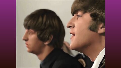 Beatles - If I Fell - (HDN COLOR REMASTER STEREO - 1964) - Bubblerock HD