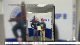 Nebraska State Patrol recognizes heroic man with Citizen Life Saver Award