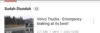 Volvo Trucks, Emergency braking at its the best !