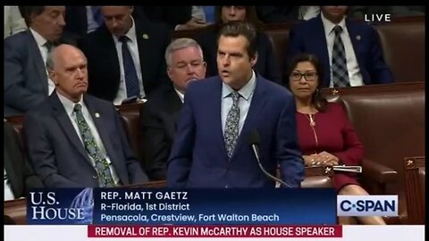 Matt Gaetz: Chaos Is Speaker McCarthy