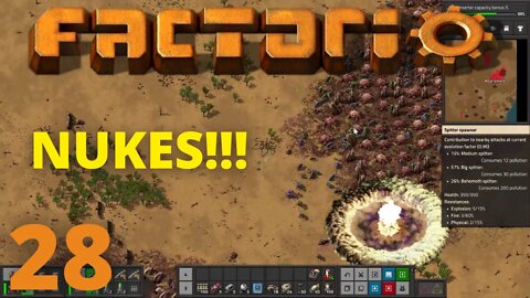 Is That A NUKE!! - Factorio - 28