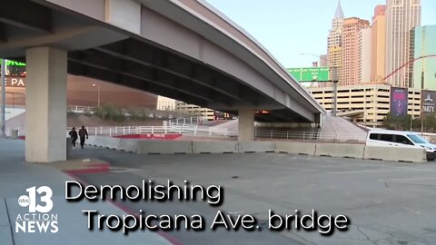 How the demolition of the Tropicana Ave. bridge will impact Las Vegas drivers