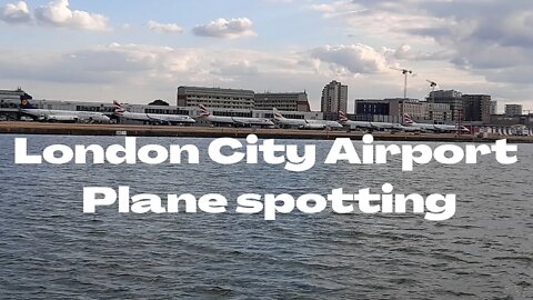 plane spotting london city airport