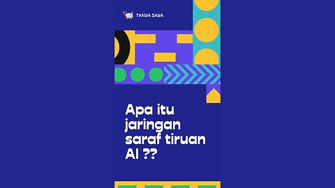 Apa itu jaringan saraf tiruan AI ??