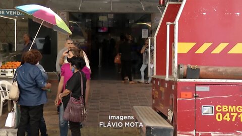 Gov. Valadares: Corpo de Bombeiros registra incêndio em prédio comercial no centro da cidade