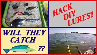 HACK DIY LURES TEST!! WILL THEY CATCH FISH?