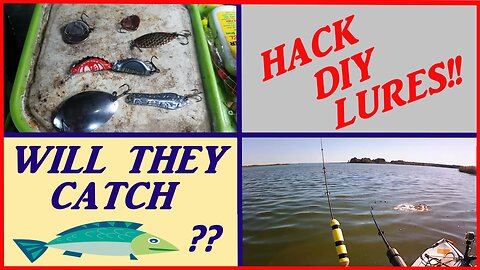 HACK DIY LURES TEST!! WILL THEY CATCH FISH?