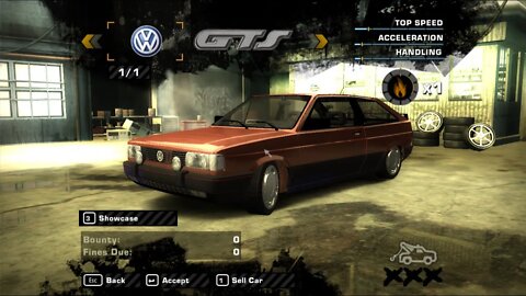 Need for Speed Most Wanted GOL GTS