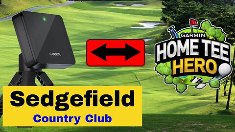 Sedgefield CC - 18 Hole Sim Golf Course Vlog on the Garmin Approach R10 Launch Monitor Simulator