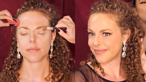 ASMR 😍 Gorgeous Corrina Rachel Makeover! Jessica Does a Beauty Pinup Glam Makeup, Ultra Relaxing