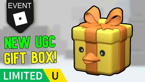 [UGC GIFT] NEW 'Duck Gift Box' By DuckXander (ROBLOX LIMITED UGC ITEMS)