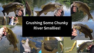 Crushing Some Chunky River Smallies!