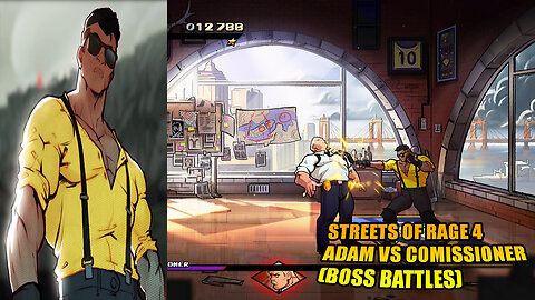 Streets Of Rage 4: Adam Vs Comissioner (Boss Battle)