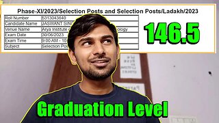 ? How i got 146.5 in SSC Selection Posts Phase XI Graduation Level | MEWS #ssc #sscexam