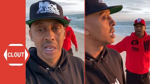 Gillie Da King Gets Annoyed With Wallo For Making Him Walk On The Beach!