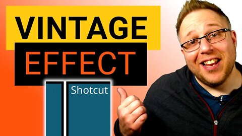 Shotcut Vintage Effect Tutorial - Create an Old Film Effect