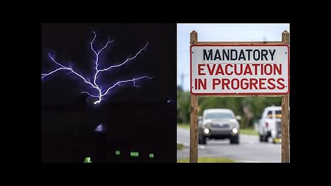 STRANGE MYSTERIOUS LIGHTNING EVENT HAPPENS IN FLORIDA RIGHT BEFORE HURRICANE IDALIA STRIKES!