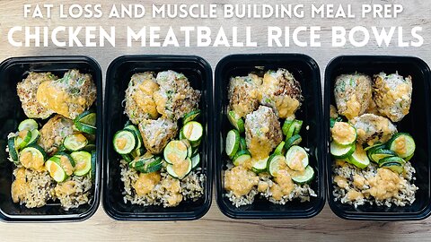 Get Shredded With This Chicken Meatball Meal Prep That Tastes Amazing