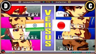 The King of Fighters 2001 (narayankof9999 Vs. matantan) [India Vs. Japan]