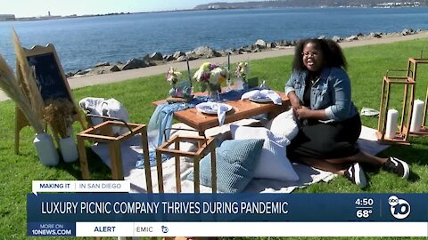 San Diego Luxury Picnic company thrives during pandemic