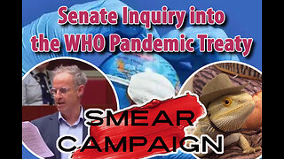 WHO Pandemic Treaty Debate [Senator McKim] "Cookers & Lizard People" speech