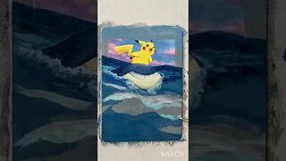 Pintando carta pokemon PT: 18