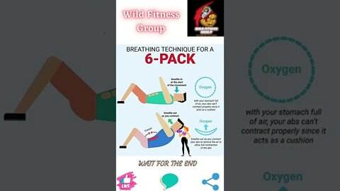 🔥Breathing technique for a 6 pack🔥#shorts🔥#wildfitnessgroup🔥19 August 2022🔥