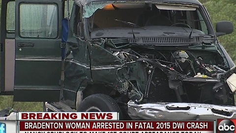 Bradenton woman arrested in fatal 2015 DWI crash