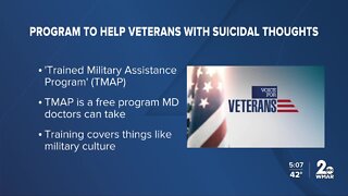Maryland Department of Health launches program aimed to reduce suicides among service members, veterans