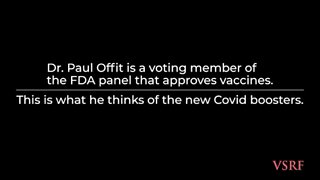 Dr Paul Offit '... I Voted No Because Hell No Was Not A Choice...'