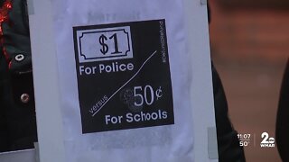 Local group wants funding for Baltimore City Police moved to city schools