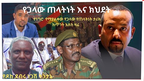 የጋላው ጠላትነት ከዘመነ መፍንት እስከ ብርሃኑ ጁላ ቅጥፋት ፡ ዶር ደብሩ ነጋሽ ትንታኔ