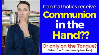 How to receive Communion! (Communion in the hand or on the tongue?)