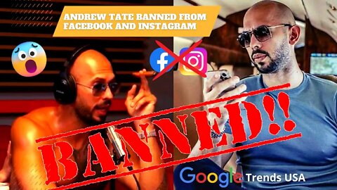 Andrew Tate banned from Facebook and Instagram