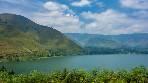 Lake Toba Drone View In (4K)