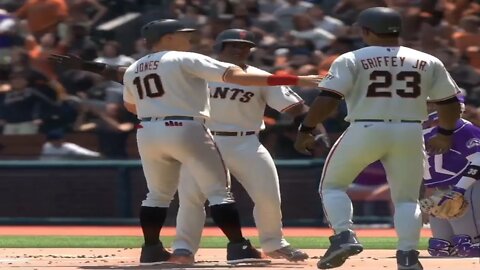 Barry Bonds Day 25 MLB The Show 22 Franchise Gameplay