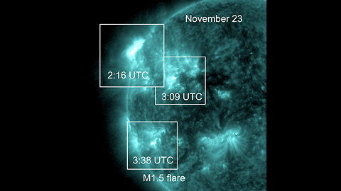 Big Solar Flares & Solar Storms on the Menu _ Solar Storm Forecast 23 November 2023