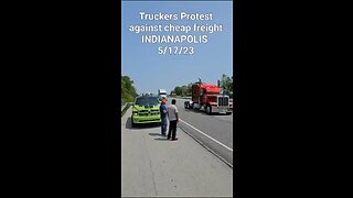 Trucker Protest In Indianapolis