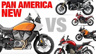 Comparing the New Pan America to The Competition, R 1250 GS, KTM 1290, Ducati V4 and Africa Twin