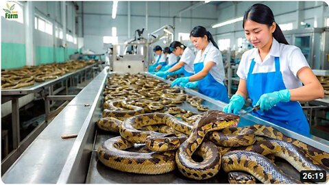 2024 China Snake Farm How Farmer Make 1 Billion USD from 3 Million Snake Every Year? Chinese Farming