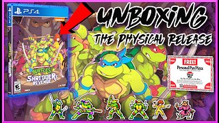 TMNT Shredder's Revenge Un-Boxing Physical Release//Limited Run Games (PS4)