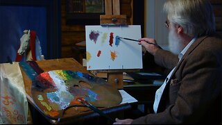 Paul Ingbretson Demonstrates Premixing Colors on the Palette -107